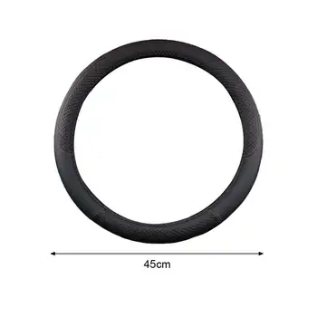 Kryt volantu auta Prodyšný kožený protiskluzový kryt volantu Univerzální kryt posilovače kola pro Mercedes Benz AMG ABCES Třída W204 8 nejlepší prodej Kryt volantu W204 - №2