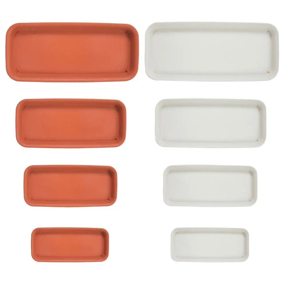 1Pcs Garden Rectangle Flower Pot Plant Saucer Drip Trays Indoor Outdoor Plastic Tray Saucers