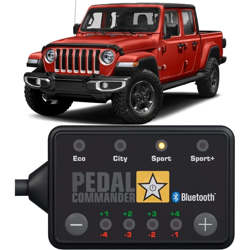 

for Jeep Gladiator JT 2020-2024 Throttle Response Controller Fits: Sport, Sport S, Overland, Rubicon, 3.0L Diesel, 3.6L Gas