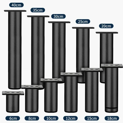 Imagen 2 del producto Muebles de aleación de aluminio, patas de gabinete, patas de mesa, patas de gabinete, mesa auxiliar de baño, sofá, mueble de TV, patas de soporte, cama ajustable