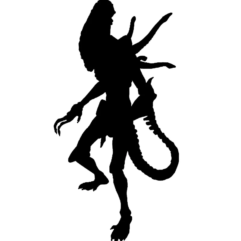 

Cool BardianAliens Decals High Quality Car Decoration Personality Pvc Car Window Waterproof Sticker Black/white, 14cm*7cm