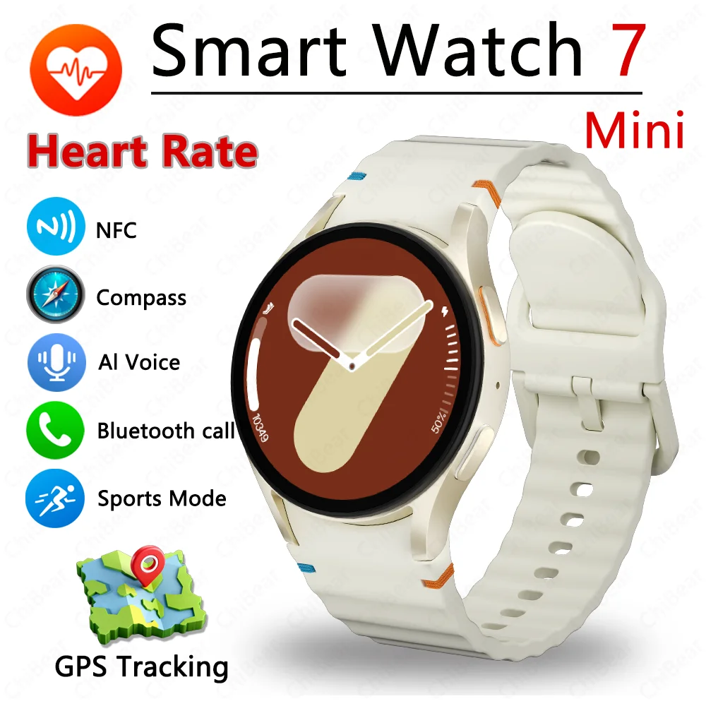 

NEW Watch 7 Smart Watch Classic Women Compass Sport GPS Track NFC AMOLED HD Screen Health Tracker Bluetooth Call IP68 Smartwatch