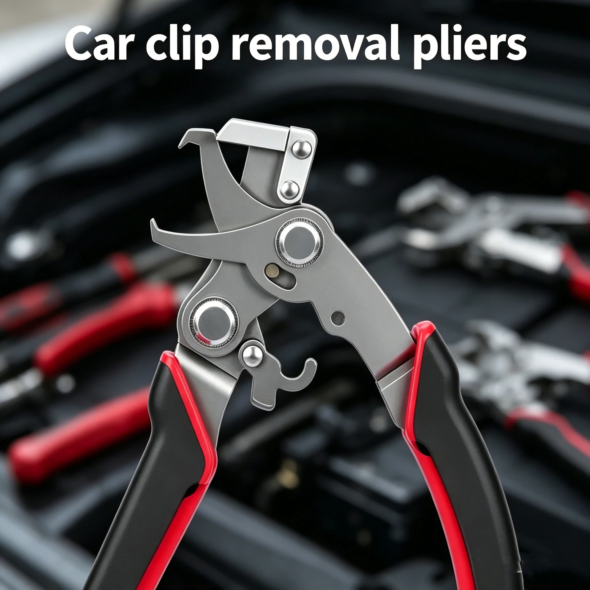 

Universal Car Clip Pliers Stainless Steel Snap Pliers Fastener Remover Clip Puller Tool for Mechanics DIY Garage Workshop Users