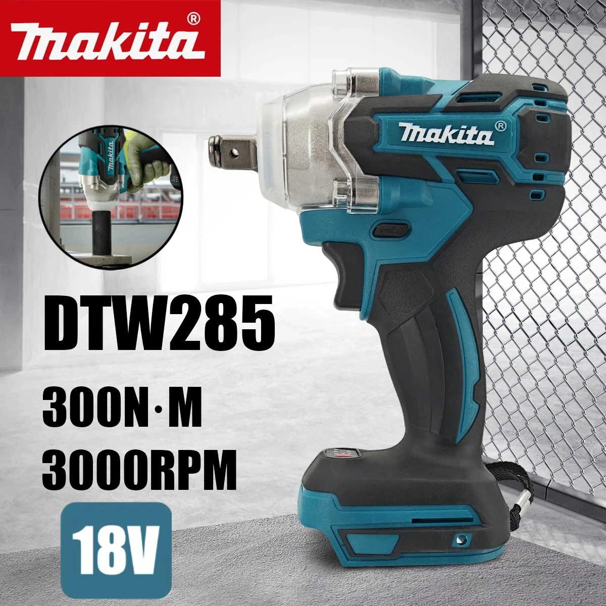 

Бесщеточный электрический шуруповерт Makita DTW285 18В, 280Нм, с патроном 1/2 дюйма, аккумуляторный, совместим с батареями Makita 18В
