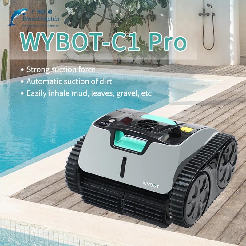 

Blove Dolphin HD-10 Premium Quality Stainless Steel Swimming Pool Cleaning Robot Auto Crawler Water Play Hot Sale