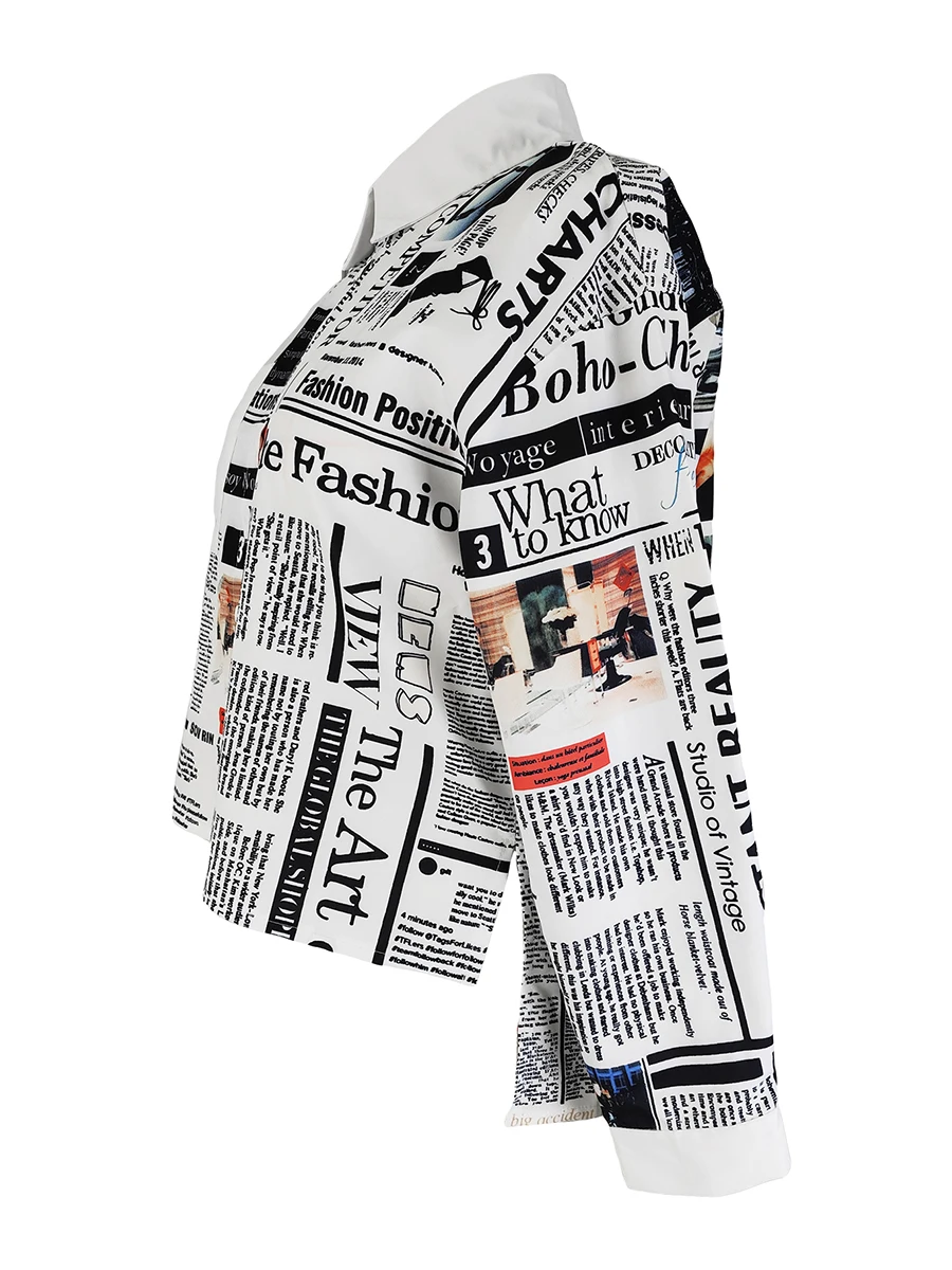 Vintage Newspaper Print Plus S - огляд і ціна Vintage Fashion Newspaper