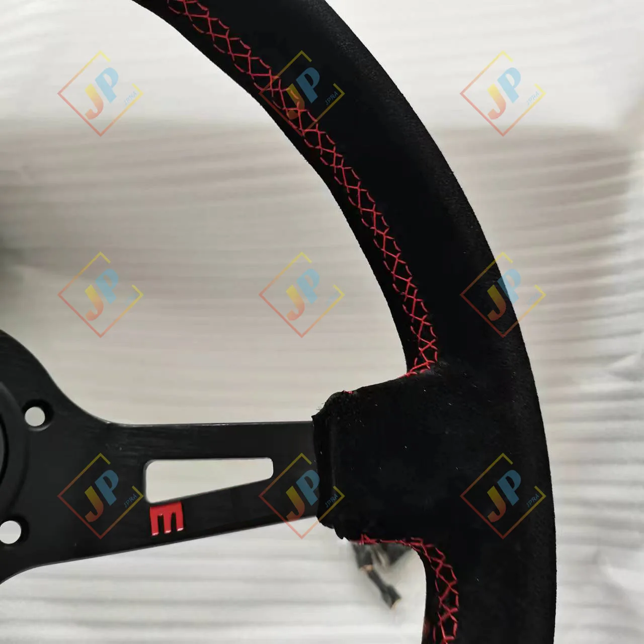 13Inch Suede Racing Steering Wheel Car Drift For Deep Dish 320MM