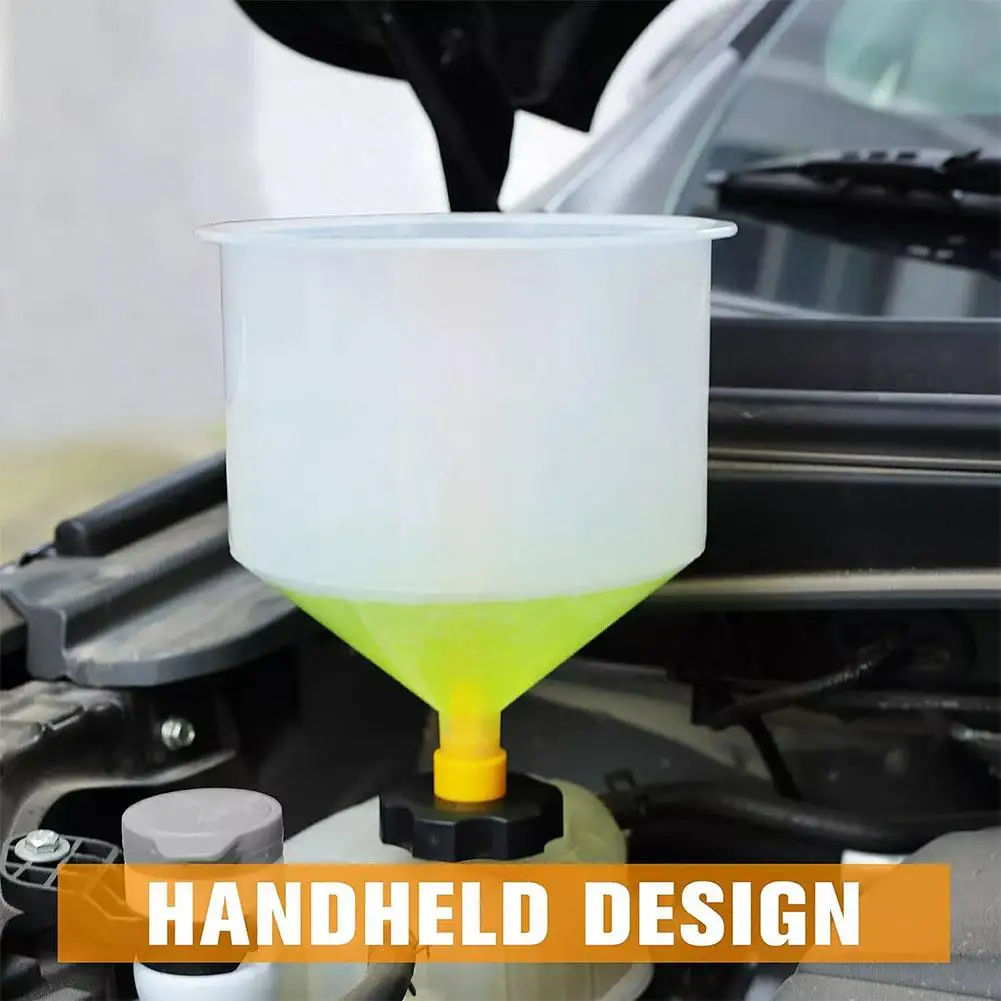 15Pcs/Set Car Accessories Fit Universal Vehicles Pour Oil Tool Spill Proof Coolant Filling Kit Plastic Filling Funnel Spout