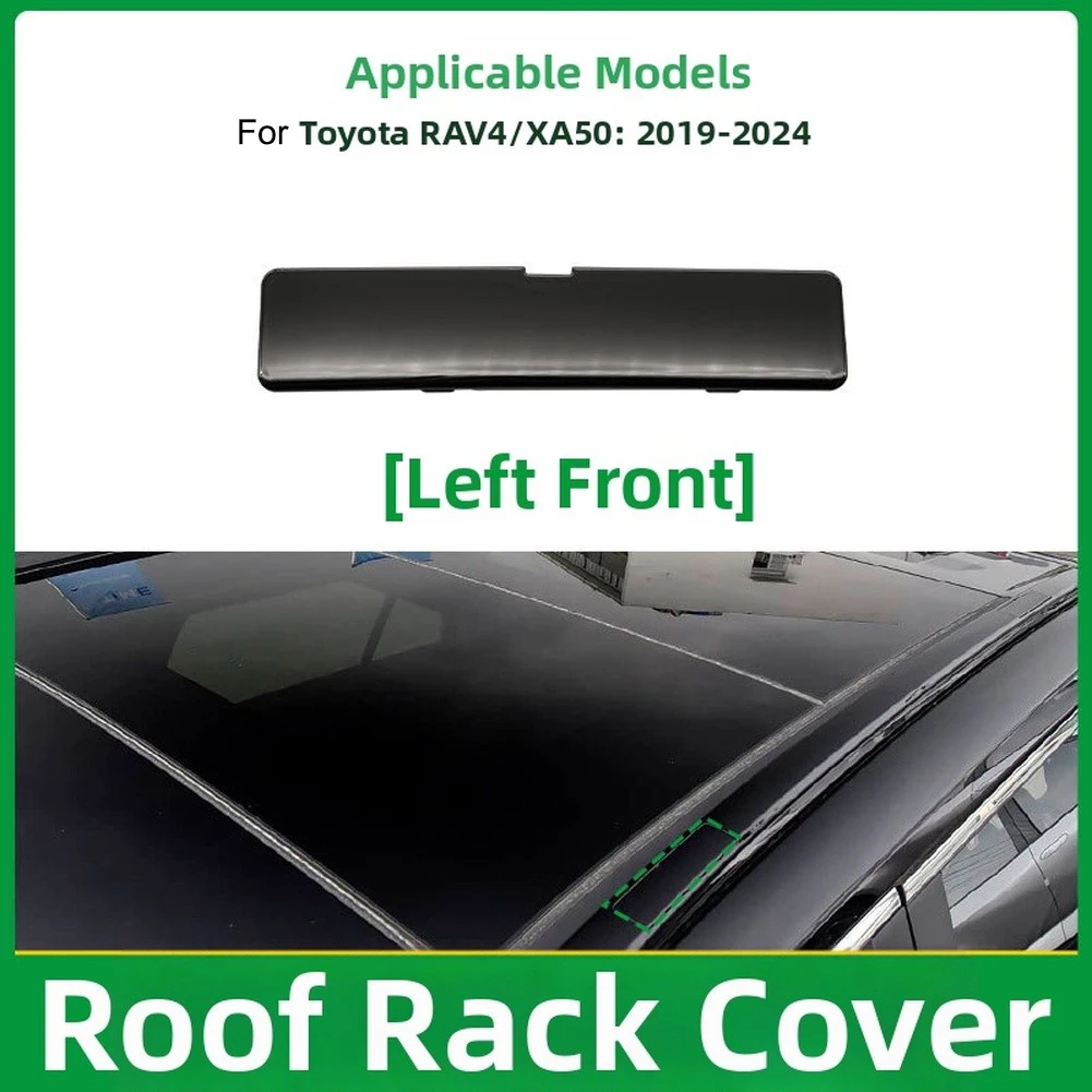 OEM 756310R060C0 Roof Rail Rack Cap Cover for Toyota For RAV4 XA50 2019-2024 ABS Construction All Season Protection
