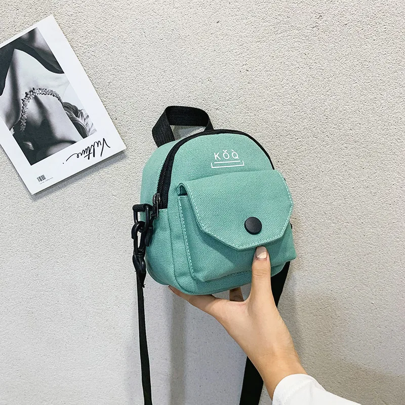 Mini sac à main en toile pour femmes, sacoche décontractée, shopper initié, bandoulière, petit, 2022