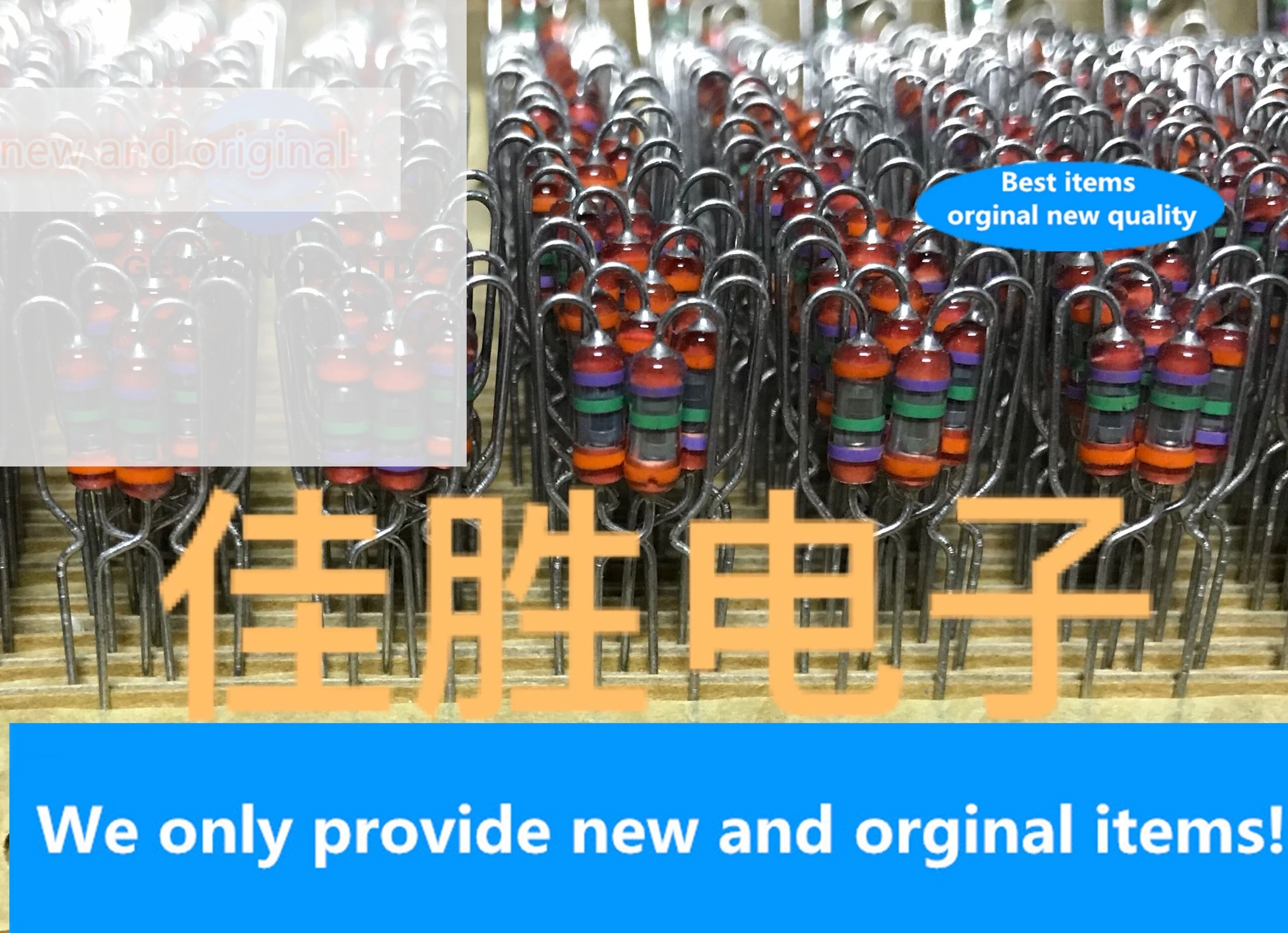 30PCS 100% New original DSP-301N-C04F 200V glass gas discharge tube silk screen red green purple three-color ring