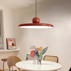 Retro Flying Saucer Restaurant Lamp Iron Chandelier Led Nordic Creative Simple Cream Style Chandelier Home Decoration