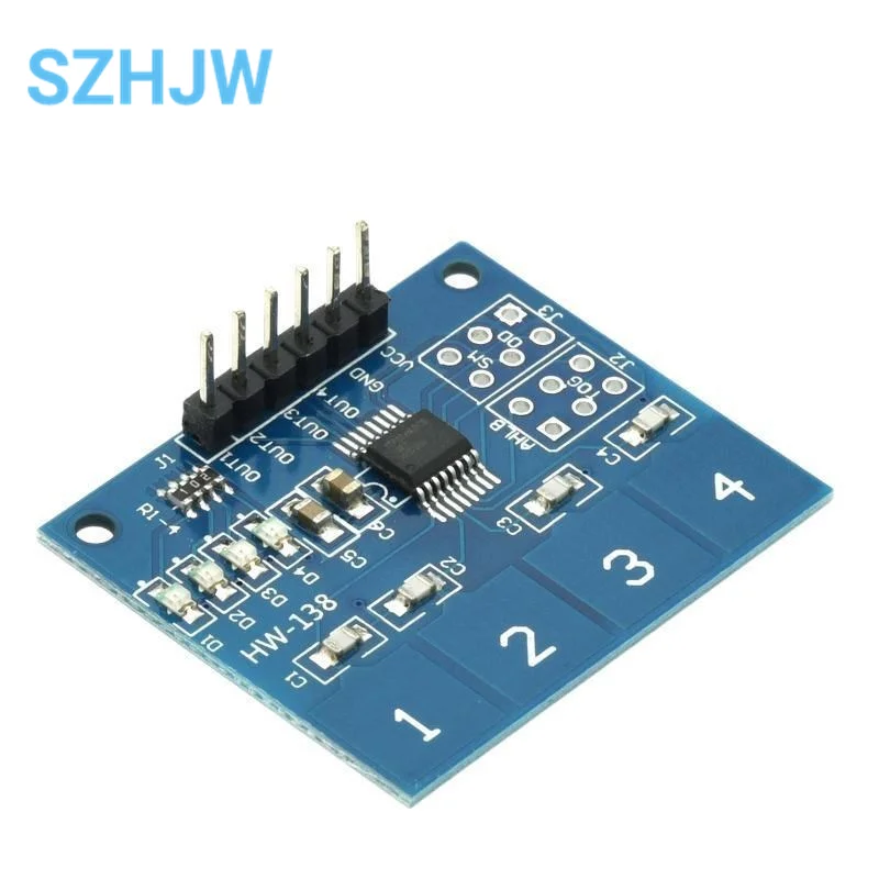 4Channel Digital Touch Sensor Capacitive Switch Module Button For Arduino TTP224