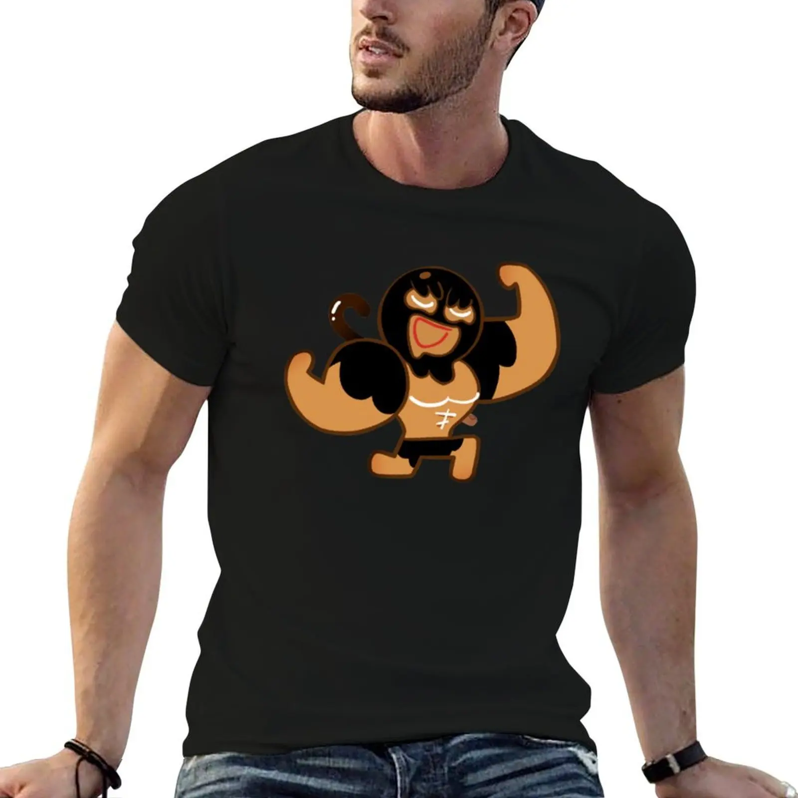 

Muscle Cookie! Cookie Run Kingdom- T-Shirt funny t shirts dark humor essential t shirt T-Shirt