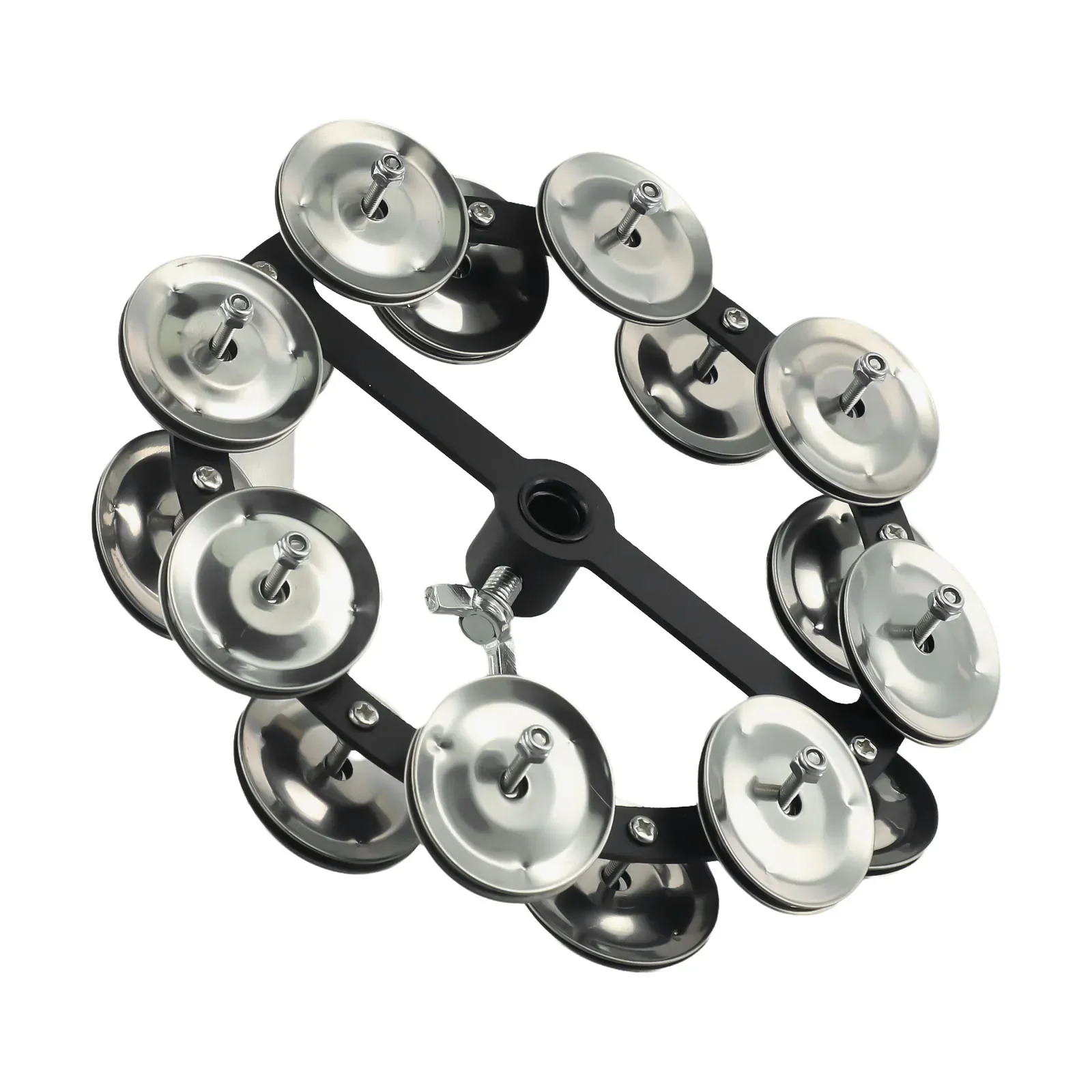 Functional High Quality Entertainment Hi Hat Tambourine Tools Musical Drum Efficient Iron Portable Professional