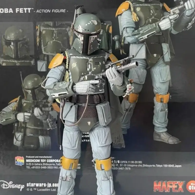 

New Original Mafex Boba Fett Return Of The Jedi Ver Star Wars Episode 6 In Stock Anime Action Collection Figures Model Toys