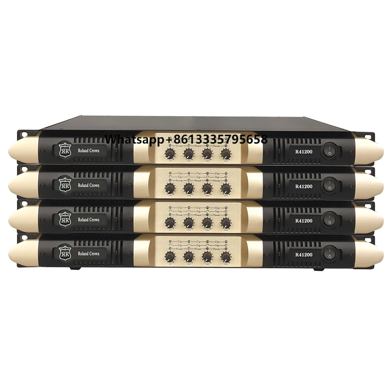 

1U Manufacturer Hot-selling 4CH Professional Hi-Fi-level Digital (Class D) Professional Stage Audio Digital Power Amplifier