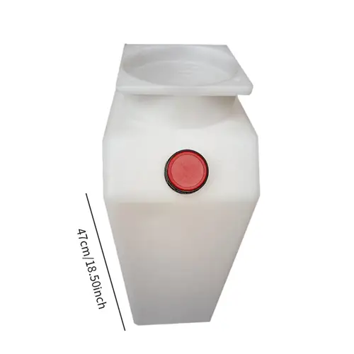 Imagen 2 del producto Bomba hidráulica de elevación de coche, olla de aceite, barril de aceite de elevación de coche con boca de fuga, depósito de aceite, tanque, almacenamiento de elevación de coche, contenedor de aceite, lata de aceite