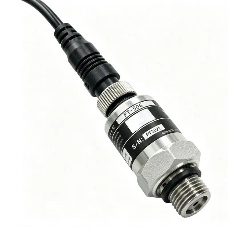 圧力センサートランスデューサー-4‑20ma-pt-506-24v-工業用圧力トランスミッター-水ポンプ、油圧、空気、オイル用-y18a