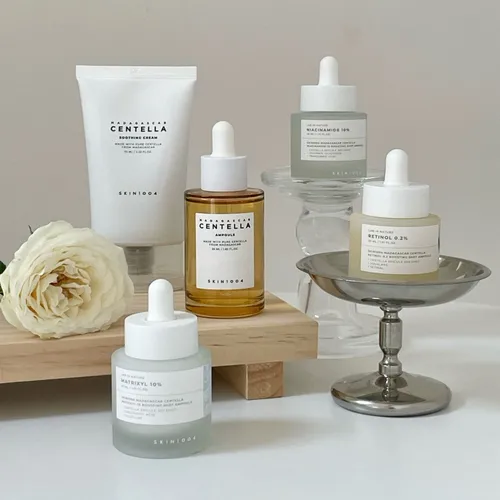 Centella Asiatica-Juego de cuidado de la piel, esencia hidratante, cápsula iluminadora, ampolla, suero facial nutritivo, cómics coreanos, cuidado de la piel