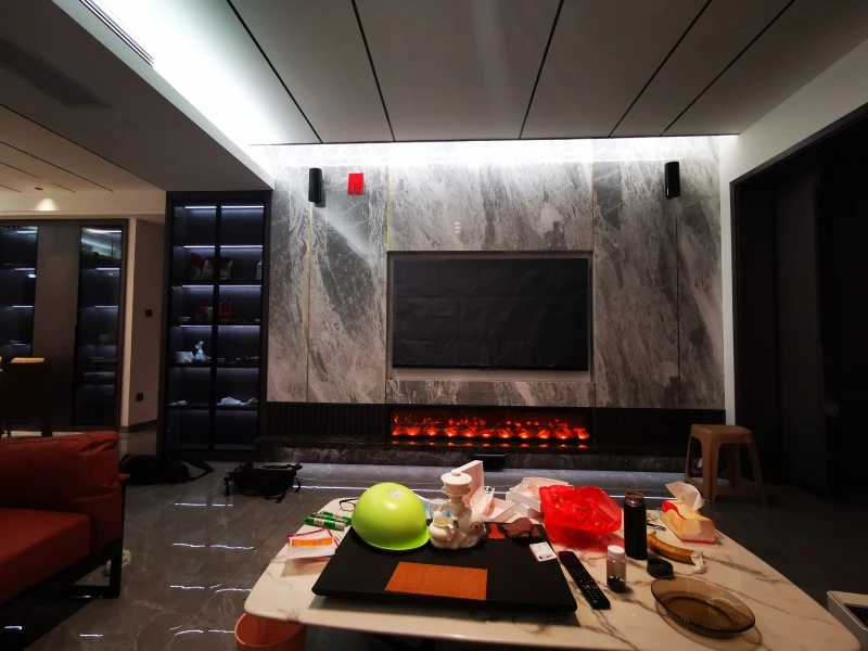 تخصيص الحديثة 3D LED محاكاة لهب الموقد حامل تلفاز سخان كهربائي عالي الجودة المدمج في للاستخدام المنزلي في الفنادق