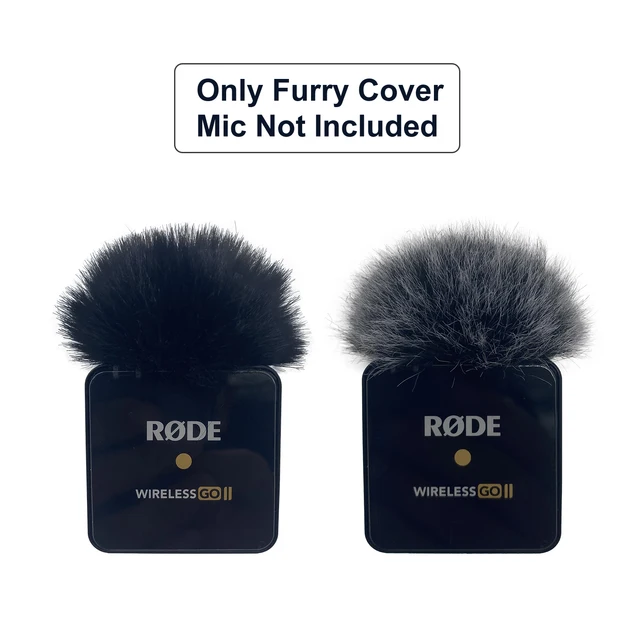 Blue Mantis Dead Cat Uniwersalny mikrofon Lavalier Furry Windscreen Fur Windshield Pop Filter do Rode Wireless Go II Mic Cover