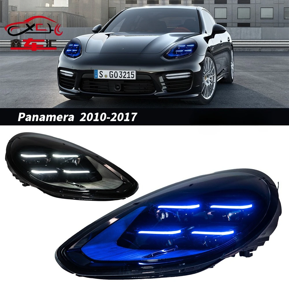 

XCH Auto Parts For Porsche Panamera 970 LED Headlight 2011-2017 Panamera 970.1 LED DRL Dual Projector Car Accesorios Modified