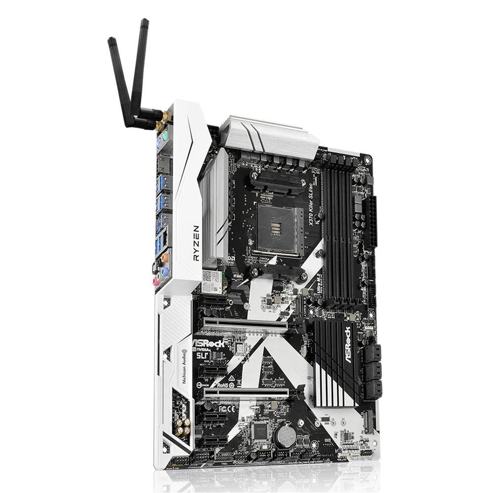 ASRock X370 zabójca SLI/ac wsparcie płyty głównej Ryzen 9 5950X Ryzen 7 5700 x3d Ryzen 5600 CPU AMD X370 podwójny kanał DDR4 M.2 NVME