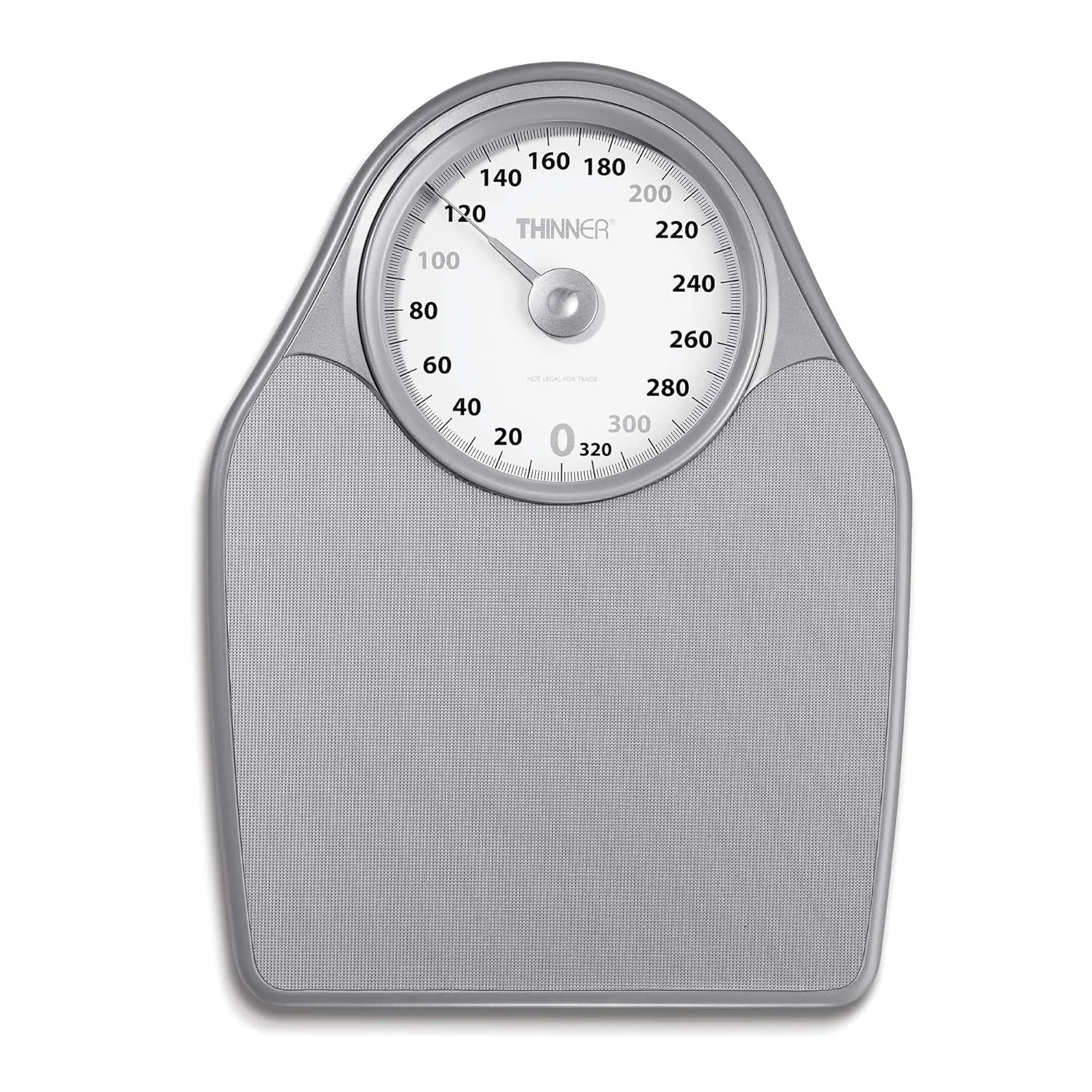 

Extra-Large Analog Bathroom Scale, Measures Up to 330 Lbs. with Easy-Read Dial for Accurate Weight Tracking