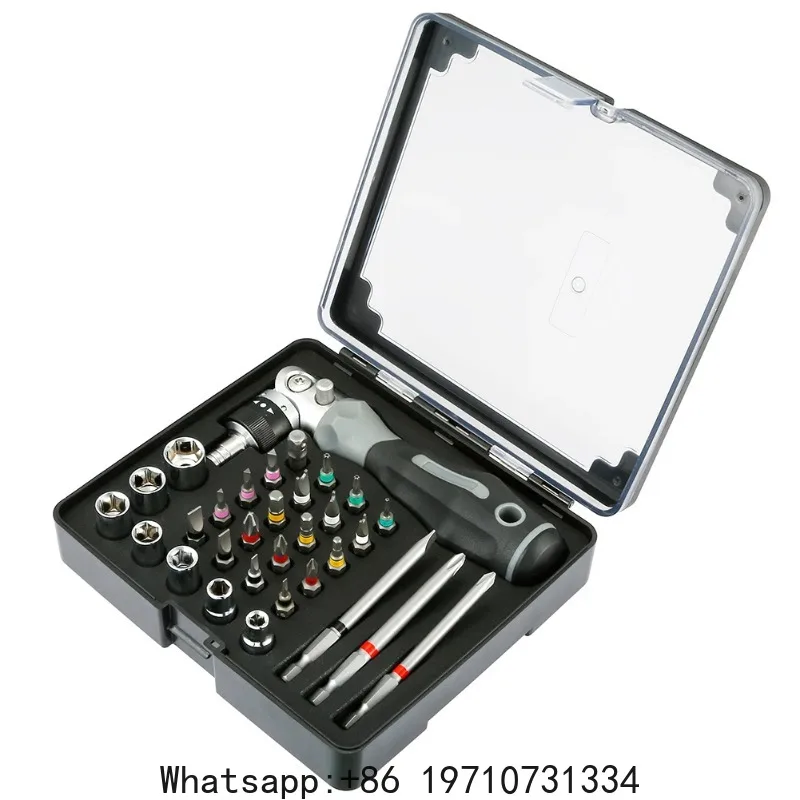 Ratchet Screwdriver Set Magnetic Hexagon Wrench Computer Repair Tools Car Bike Rapid Repair Tools Ket Multidirectional Vanadium