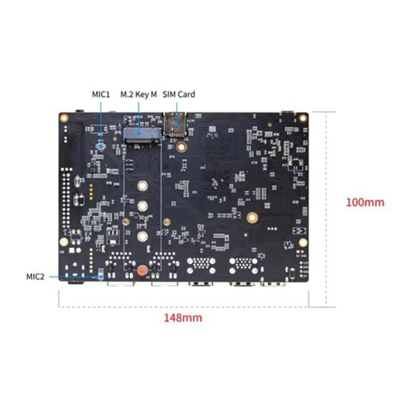 Модуль макетной платы для Banana Pi F3 BPI-F3 промышленный класс 8-Core RISC-V Модуль платы с открытым исходным кодом