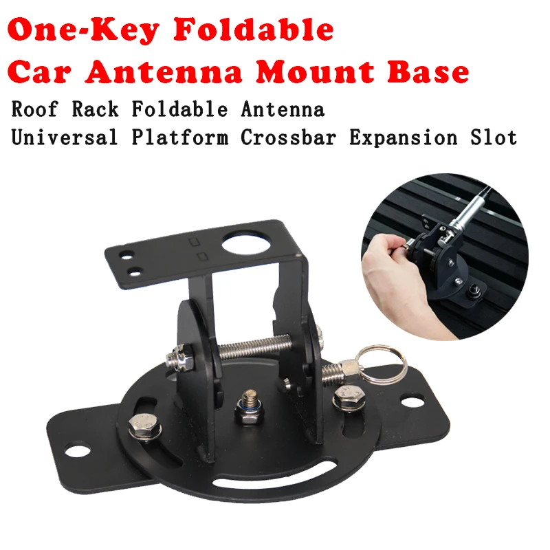 two-way-one-key-foldable-roof-rack-antenna-base-heavy-duty-stainless-steel-bracket-for-roof-platform-crossbar-expansion-channel