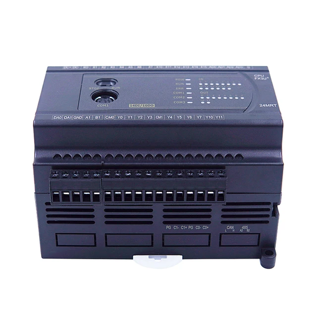 FX3U 14/20/24/32/40/60 MR/MT 0-10V wejście analogowe RS485 MODBUS wyjście tranzystorowe przekaźnika