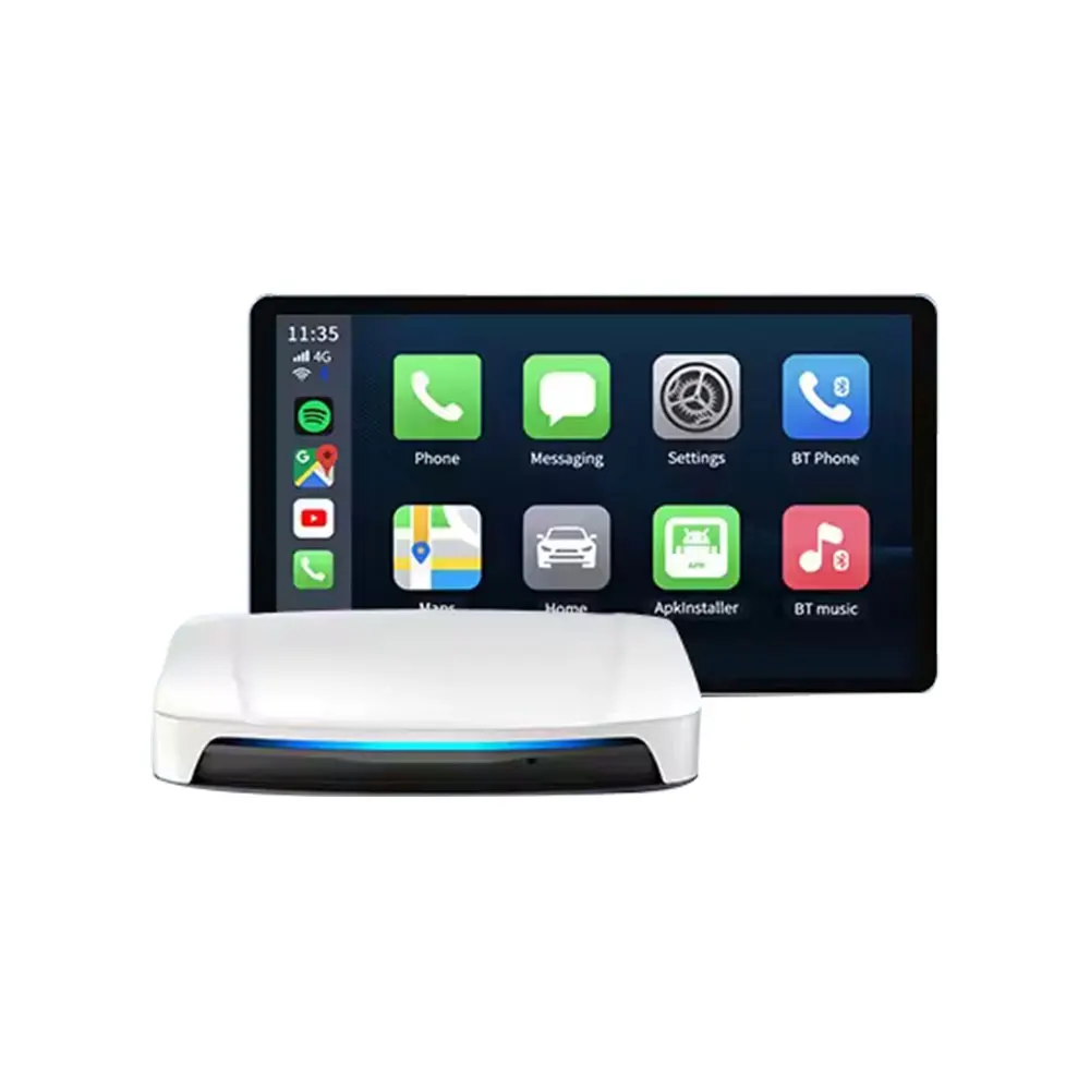 

Tbox Ai Box 8+128gb Sdm660 Wireless Carplay Ai Box Android 13 4G Sim Card HD-port Magic Carplay Box Navigation