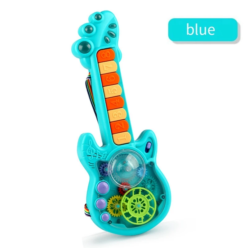 Musical Guitar For Toddlers, Musical Guitar With Flashing Lights And Sounds, Violin Played By Babies And Toddlers