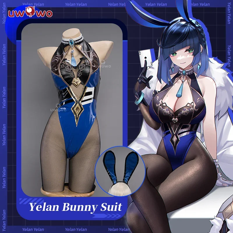 LAST BATCH  Yelan Bunny Suit Cosplay Halloween Costumes With Ears Genshin Impact Fanart Cosplay Sexy  Costume