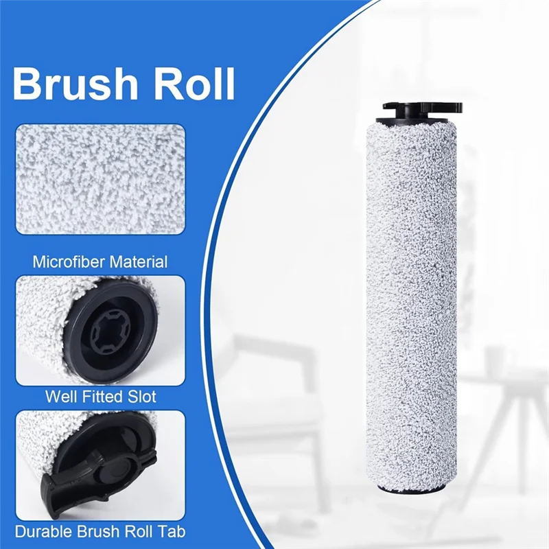 

AONEQ-For Bissell Crosswave HF2/3845N/3831 Wet Dry Vacuum Cleaner Brush Rollers HEPA Filters Accessory Set