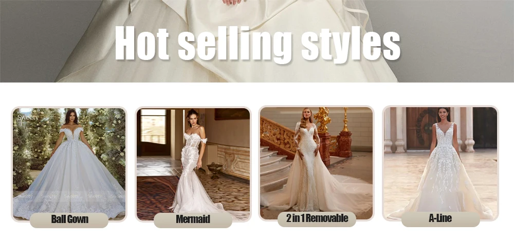 Fully Beaded Wedding Dress Beading With Ball Gown Glitter High-Neck Full Sleeve Customized Bride Dress Button Vestido De Novia