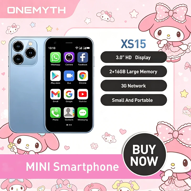 ONEMYTH XS15 Unlocked Mini Smartphone | 3.0