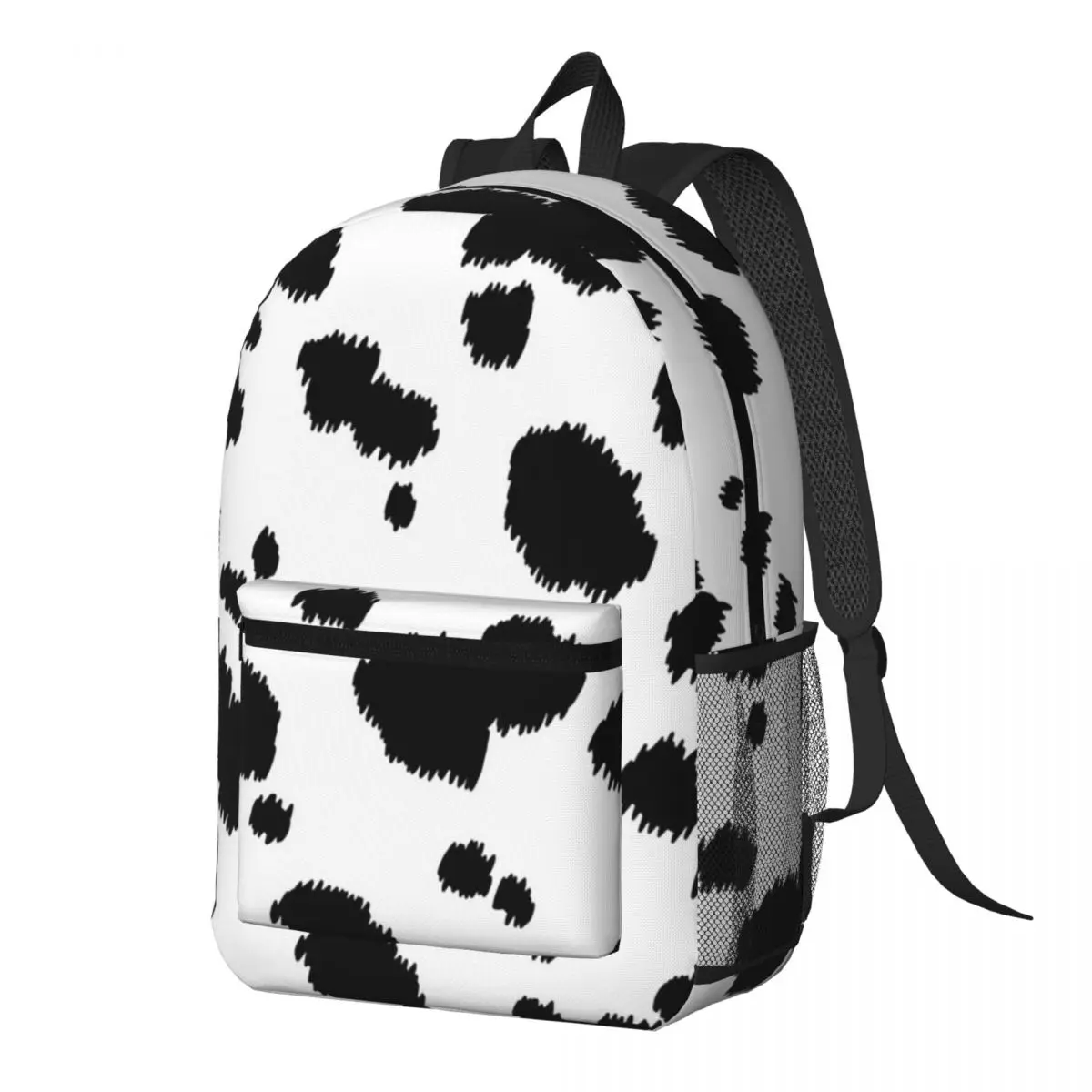 Dalmatian Dog Texture Backpack Daypack Large Capacity Boys Girls BookBag School Bag Shoulder Bags for Men Women
