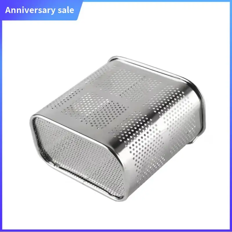 ABPP-Close-Hole Double-Cell Chopsticks Stainless Steel Square Double-Cell Chopsticks Drain Multifunctional Chopsticks Cage