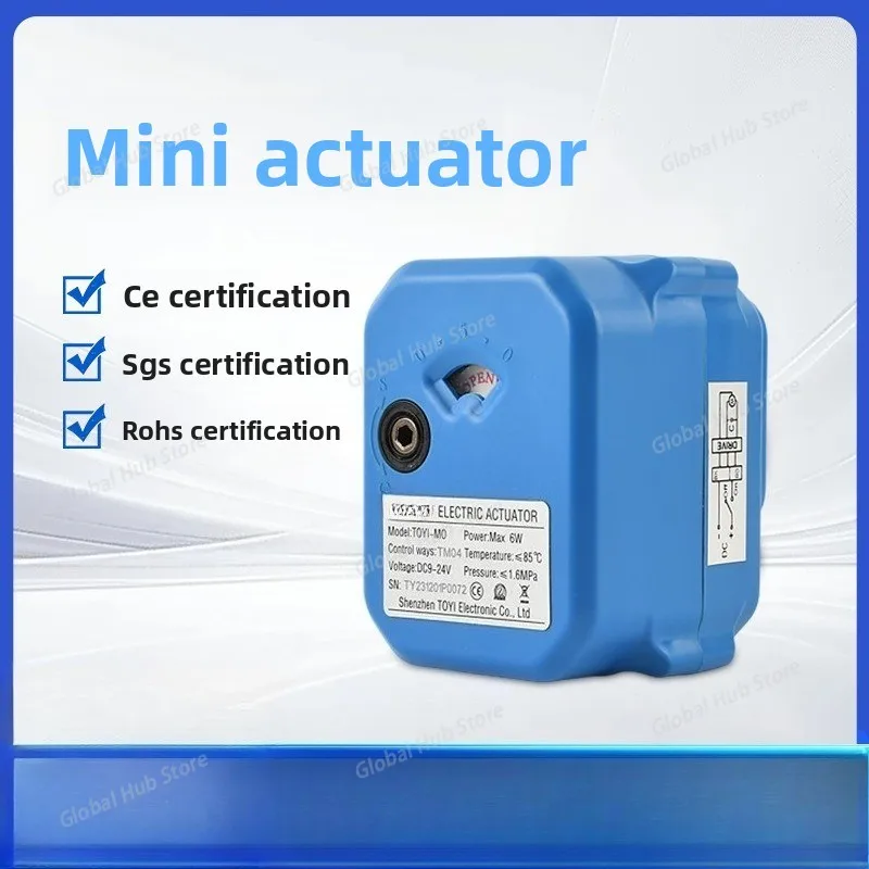 

Mini Electric Actuator 6Nm AC220V Two-wire Control Power-off Return Micro Electric Valve