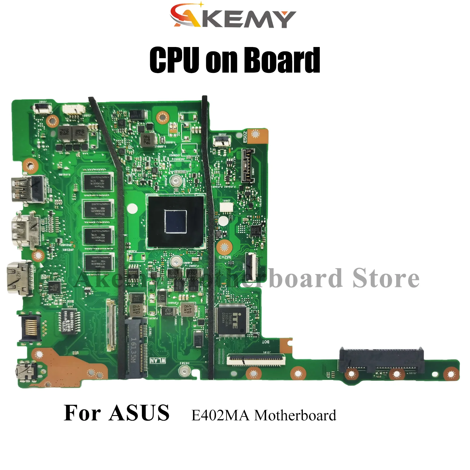 

E402MA Laptop Motherboard For ASUS EeeBook E402M E402MA Notebook Mainboard With CPU 100% tests OK fast shipping High quality