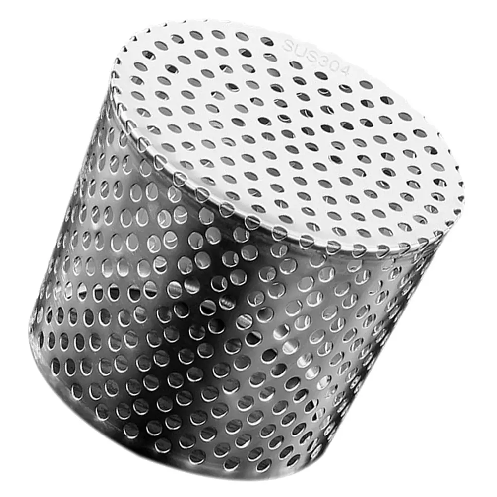 

Drainage Pipe Mesh Cover Stainless Steel Filter Gutter Guard Strainer Downspout Leaf Protector Balcony Roof Bathroom Waterproof