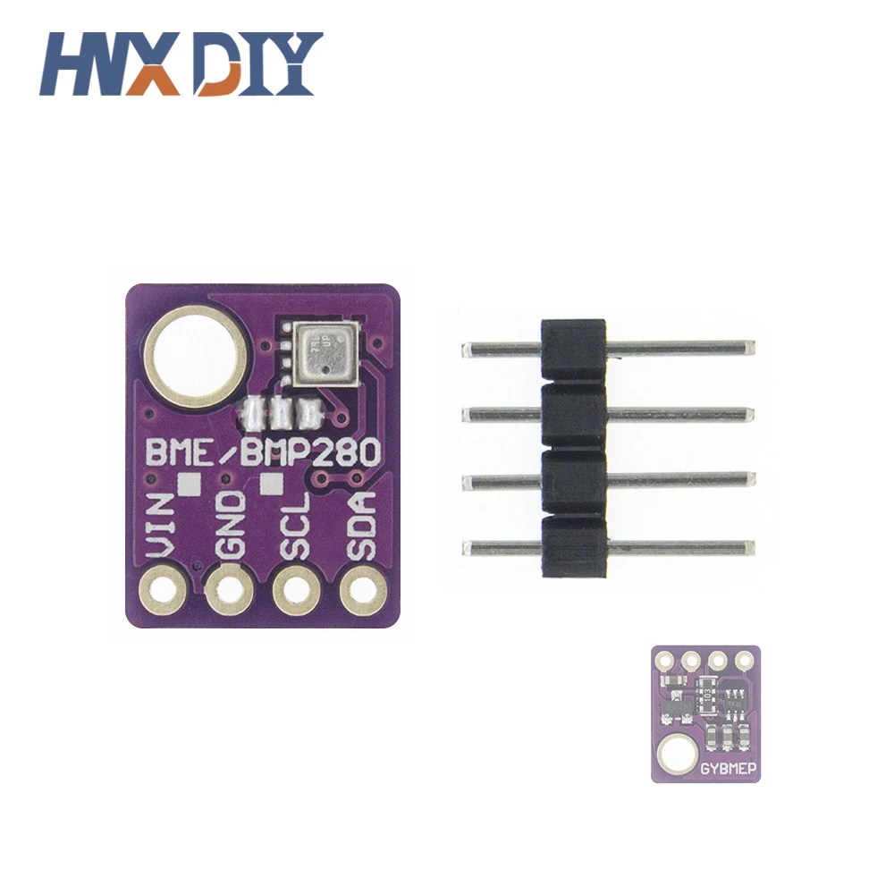 Temperatura Digital Barométrica Módulo Sensor de Pressão para Arduino, BME280-5V, BME280, BME280, BME280-3.3 V, 5V, 1Pc