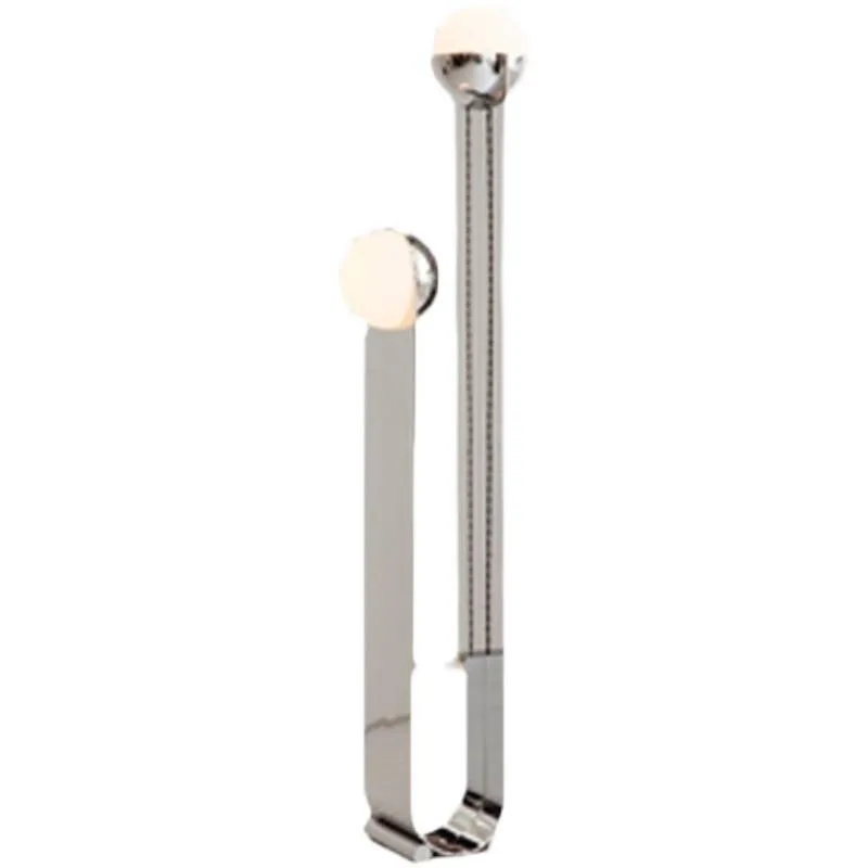 

Nordic minimalist glass stainless steel living room floor lamp post-modern personality bedroom soft decoration exhibition