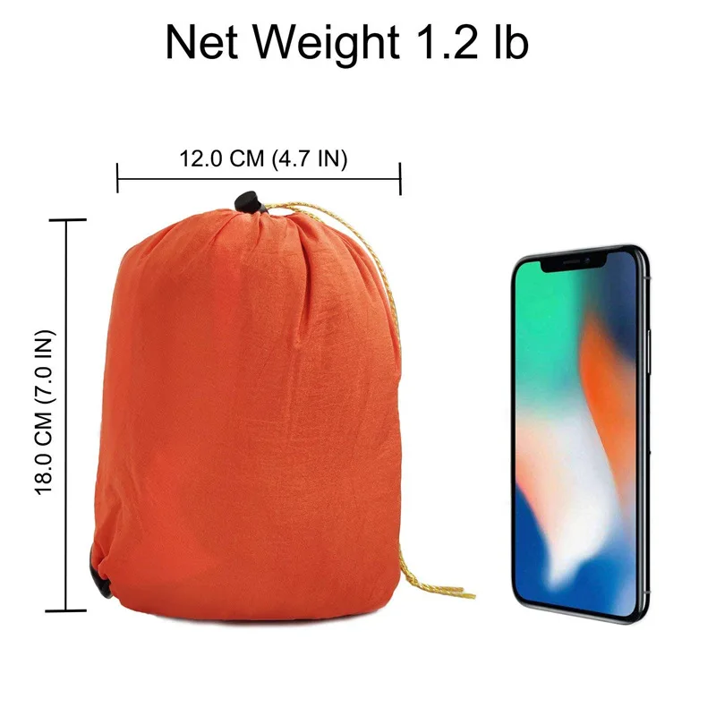 أرجوحة قماش المظلة المزدوجة 210t لونين خياطة Nisi أرجوحة التخييم في الهواء الطلق