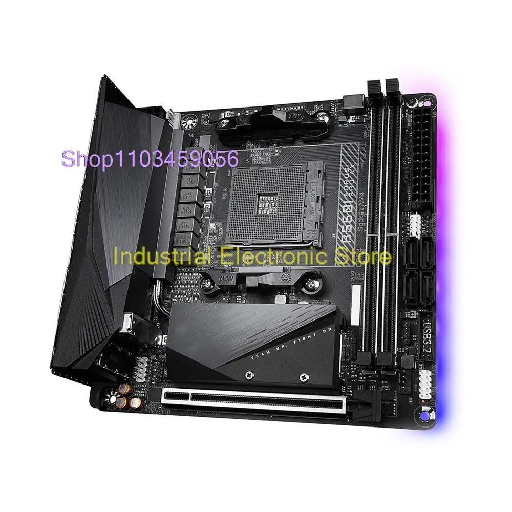 

Материнская плата для ПК Gigabyte B550 AM4 DDR4 64 Гб PCI-E 4,0 Mini-ITX B550I AORUS PRO AX