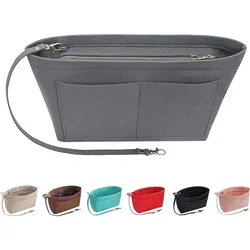 Fit Various Felt Insert Bag Lining Brand Bags For Handbag Cosmetic Bags Portable Make up Organizer Women