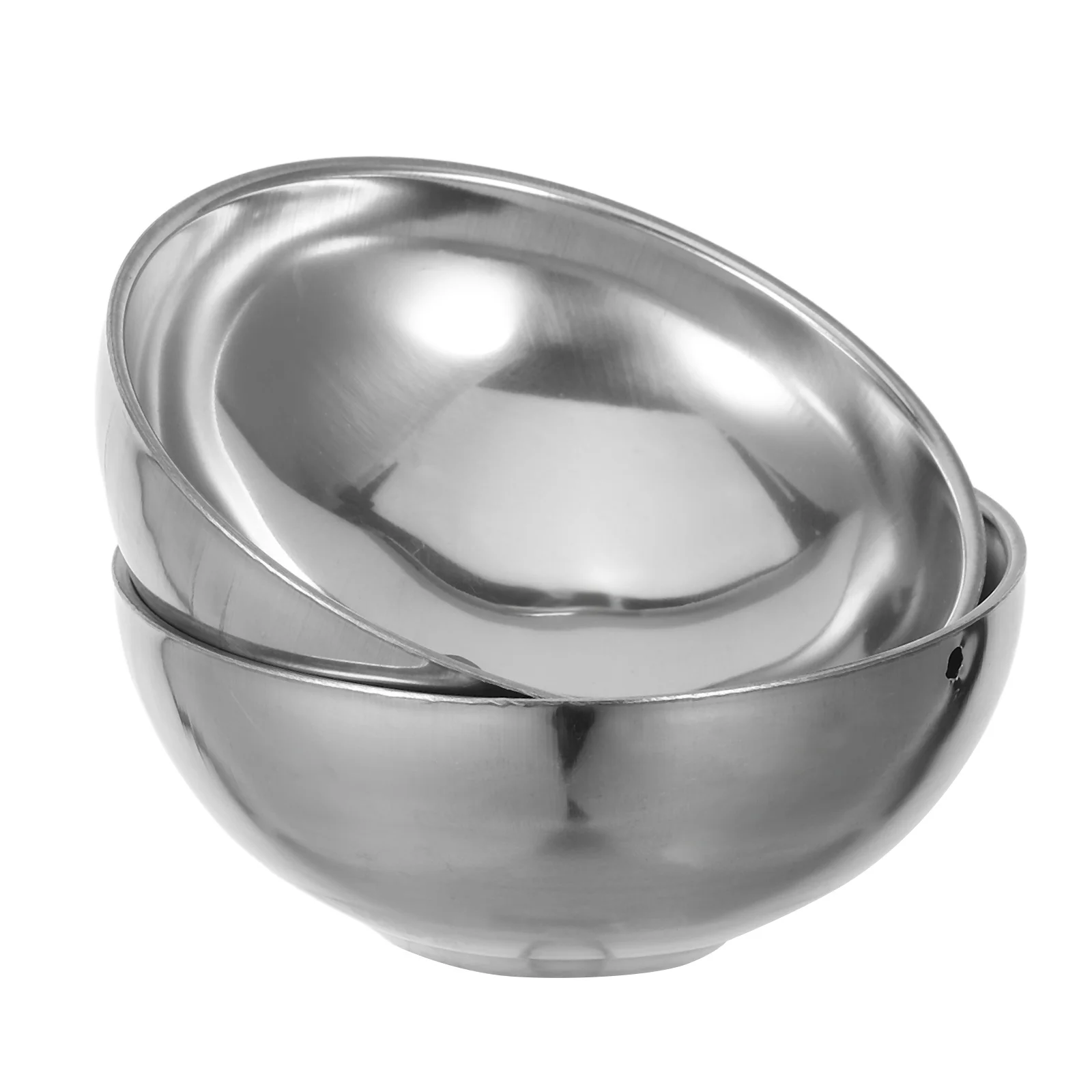 

2Pcs Double Bowl Water Appearing Trick Prop Stainless Steel Party Performance Accessory for Birthday Christmas Show Fun
